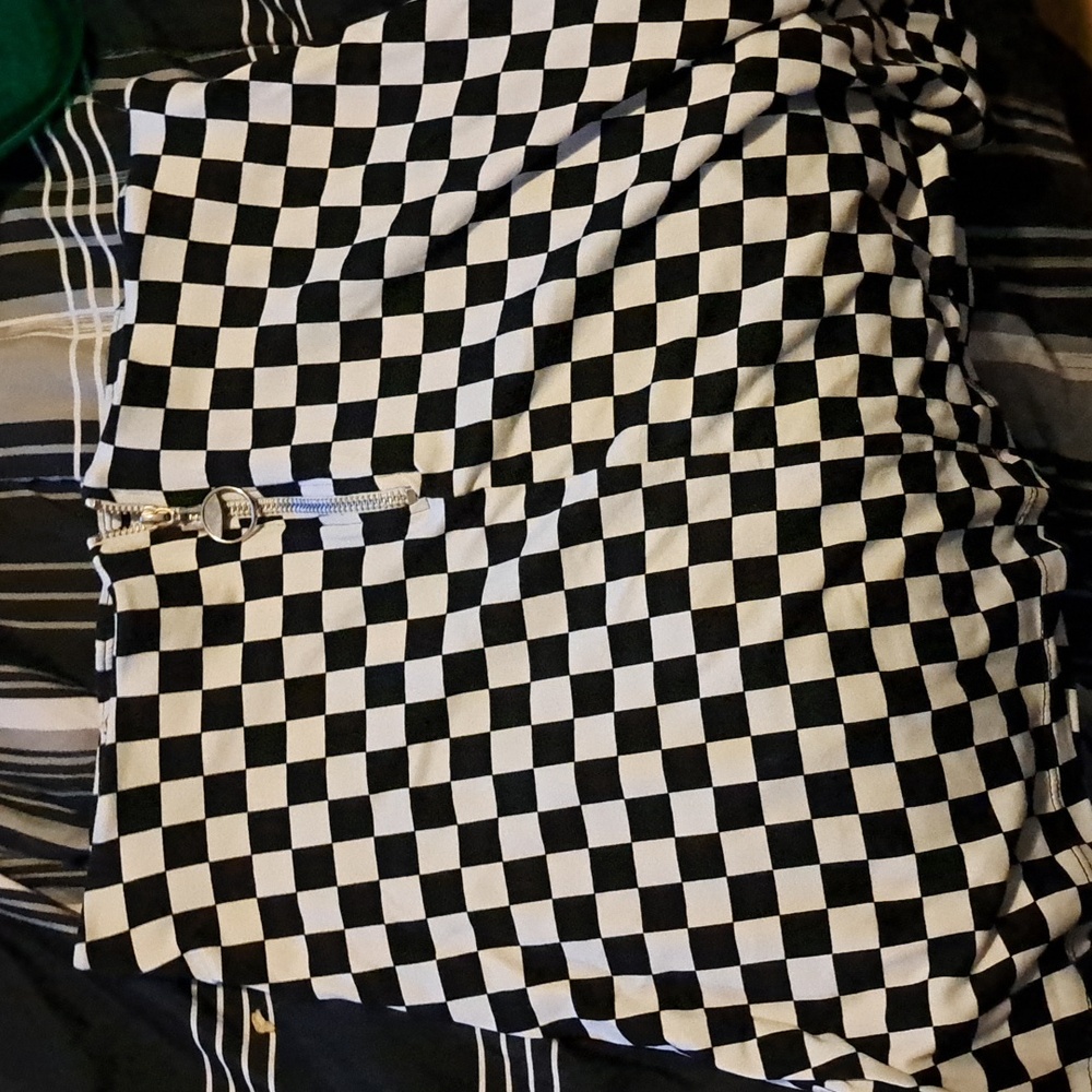 Checkered skirt
